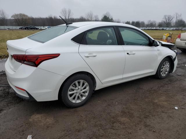 3KPC24A67NE190119 - 2022 HYUNDAI ACCENT SE WHITE photo 3