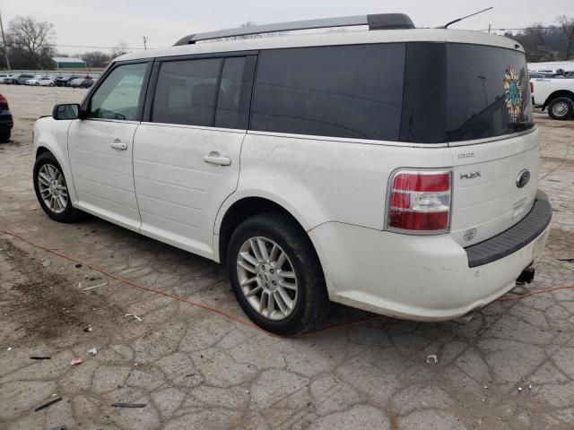 2FMGK5C8XDBD15752 - 2013 FORD FLEX SEL WHITE photo 2