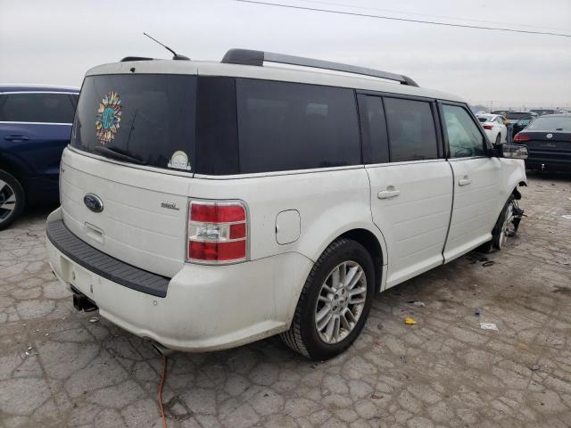 2FMGK5C8XDBD15752 - 2013 FORD FLEX SEL WHITE photo 3