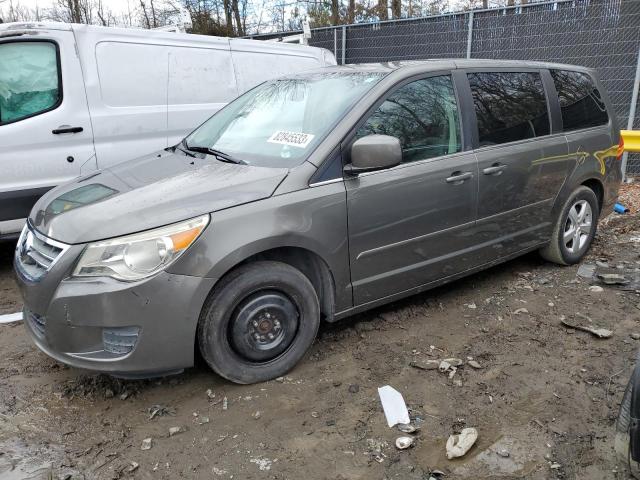 2V4RW5DX3AR388509 - 2010 VOLKSWAGEN ROUTAN SEL GREEN photo 1