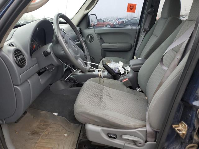 1J4GL38K55W565971 - 2005 JEEP LIBERTY RENEGADE 蓝色 照片 7