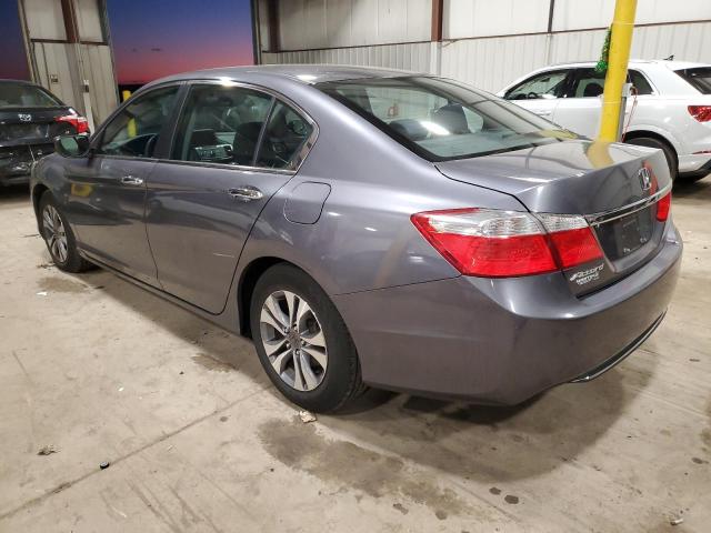 1HGCR2F31EA165140 - 2014 HONDA ACCORD LX GRAY photo 2