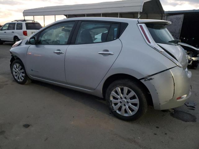 1N4BZ0CP0HC300970 - 2017 NISSAN LEAF S SILVER photo 2