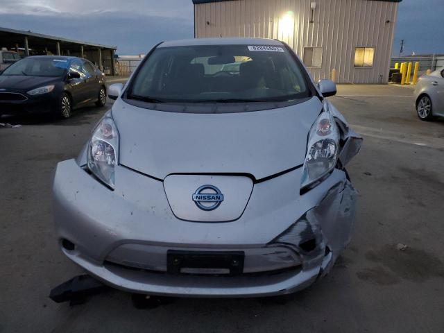 1N4BZ0CP0HC300970 - 2017 NISSAN LEAF S SILVER photo 5