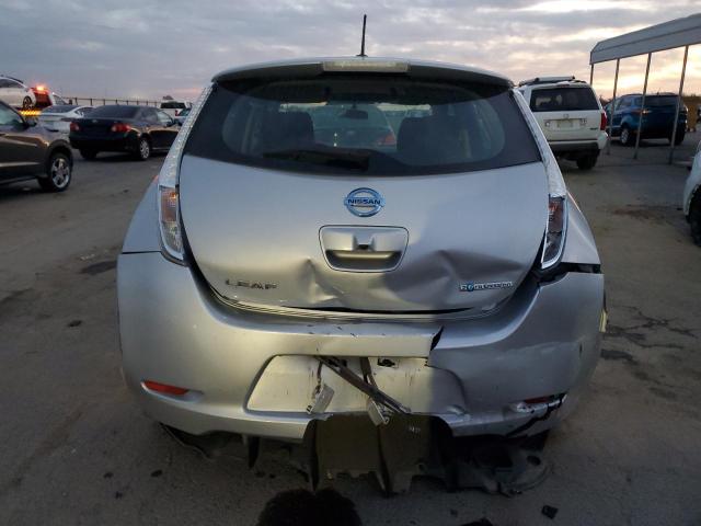 1N4BZ0CP0HC300970 - 2017 NISSAN LEAF S SILVER photo 6