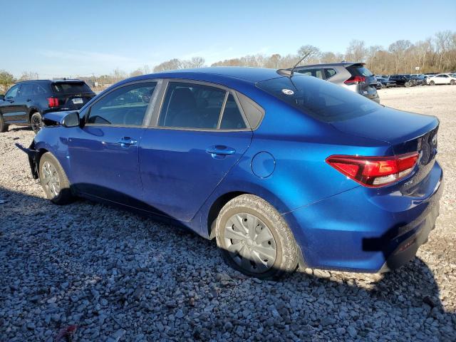 3KPA24AD5LE309515 - 2020 KIA RIO LX BLUE photo 2