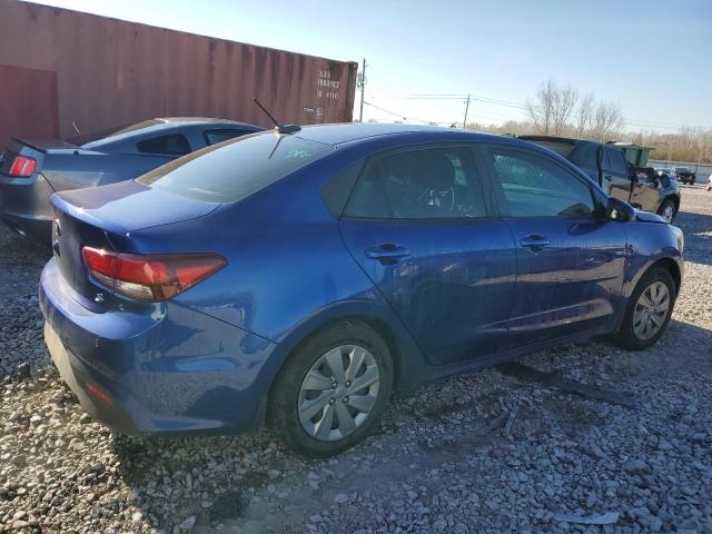 3KPA24AD5LE309515 - 2020 KIA RIO LX BLUE photo 3