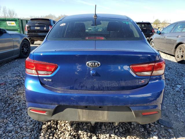 3KPA24AD5LE309515 - 2020 KIA RIO LX BLUE photo 6