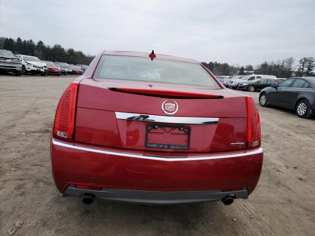 1G6DF577490152850 - 2009 CADILLAC CTS BURGUNDY photo 6