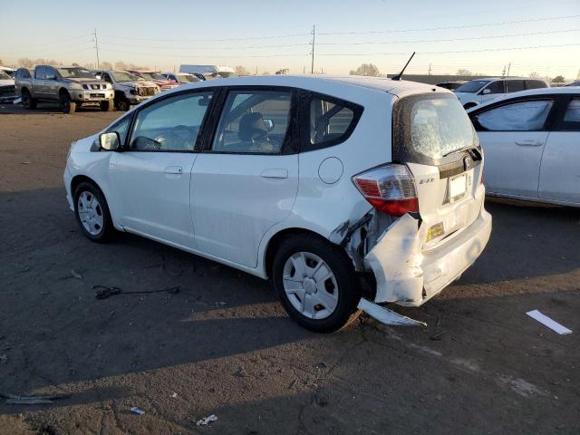 JHMGE8G36DC012672 - 2013 HONDA FIT WHITE photo 2