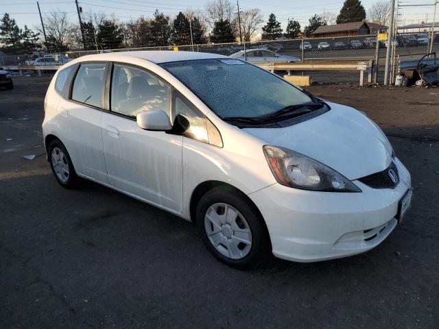 JHMGE8G36DC012672 - 2013 HONDA FIT WHITE photo 4