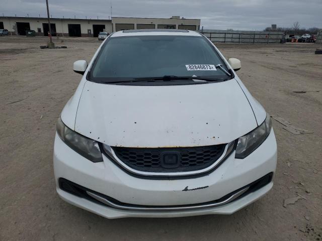 19XFB2F87DE082545 - 2013 HONDA CIVIC EX WHITE photo 5