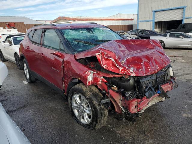 3GNKBDRS2MS574409 - 2021 CHEVROLET BLAZER 3LT RED photo 4