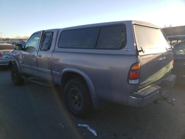 5TBBT48132S302587 - 2002 TOYOTA TUNDRA ACCESS CAB LIMITED SILVER photo 2