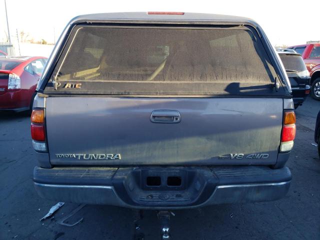 5TBBT48132S302587 - 2002 TOYOTA TUNDRA ACCESS CAB LIMITED SILVER photo 6