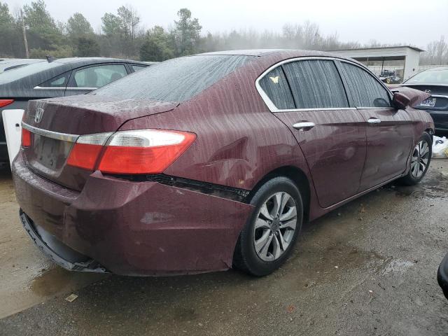 1HGCR2F39DA068265 - 2013 HONDA ACCORD LX BURGUNDY photo 3