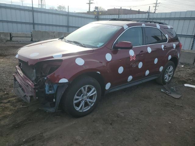 2GNALCEK9G1162030 - 2016 CHEVROLET EQUINOX LT BURGUNDY photo 1