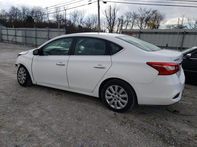 3N1AB7AP8KY360258 - 2019 NISSAN SENTRA S WHITE photo 2