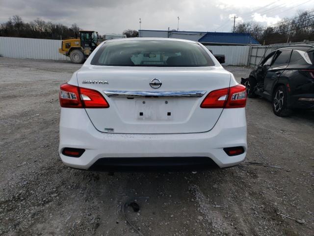 3N1AB7AP8KY360258 - 2019 NISSAN SENTRA S WHITE photo 6