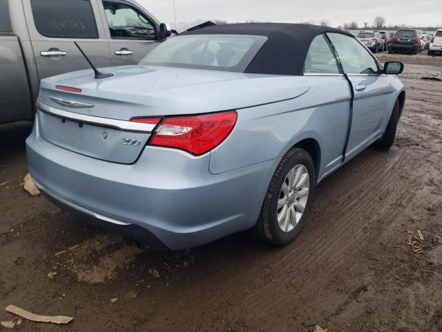 1C3BCBEB4DN586740 - 2013 CHRYSLER 200 TOURING BLUE photo 3