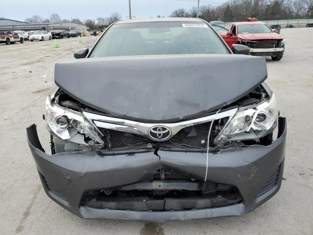 4T4BF1FK8CR253281 - 2012 TOYOTA CAMRY BASE GRAY photo 5