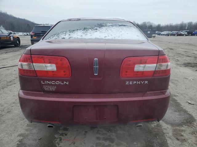 3LNHM26126R665022 - 2006 LINCOLN ZEPHYR BURGUNDY photo 6