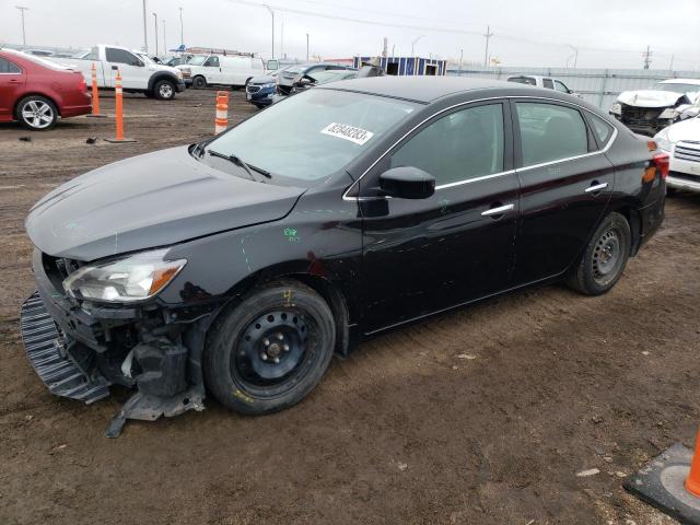 3N1AB7AP5KY219177 - 2019 NISSAN SENTRA S BLACK photo 1