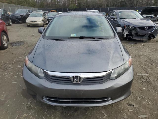 19XFB2F55CE102246 - 2012 HONDA CIVIC LX GRAY photo 5