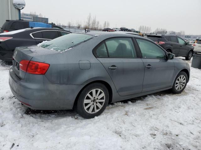 3VWDK7AJ2EM444929 - 2014 VOLKSWAGEN JETTA SE GRAY photo 3