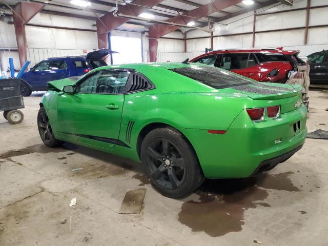 2G1FG1ED5B9134334 - 2011 CHEVROLET CAMARO LT GREEN photo 2