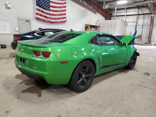 2G1FG1ED5B9134334 - 2011 CHEVROLET CAMARO LT GREEN photo 3