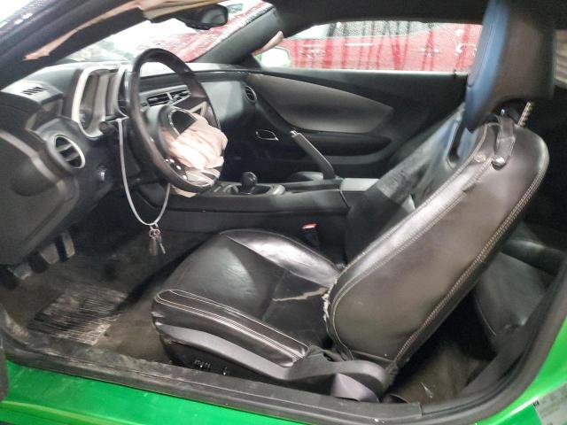 2G1FG1ED5B9134334 - 2011 CHEVROLET CAMARO LT GREEN photo 7