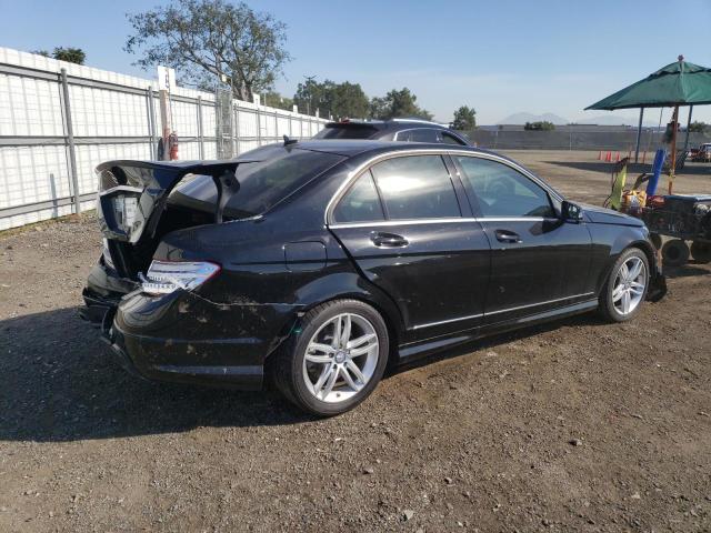 WDDGF4HB0DA762423 - 2013 MERCEDES-BENZ C 250 BLACK photo 3