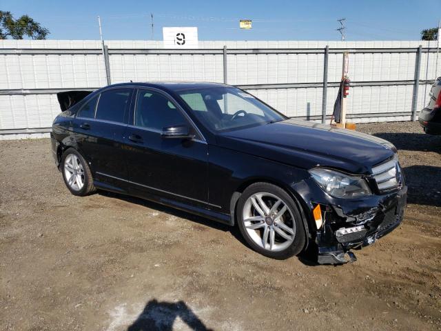 WDDGF4HB0DA762423 - 2013 MERCEDES-BENZ C 250 BLACK photo 4