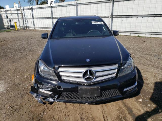 WDDGF4HB0DA762423 - 2013 MERCEDES-BENZ C 250 BLACK photo 5