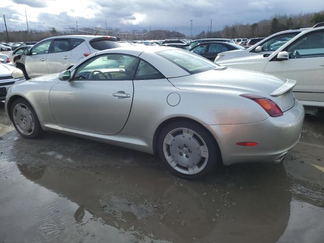 JTHFN48Y320027322 - 2002 LEXUS SC 430 SILVER photo 2