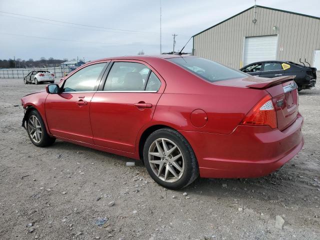 3FAHP0JG6CR315826 - 2012 FORD FUSION SEL RED photo 2