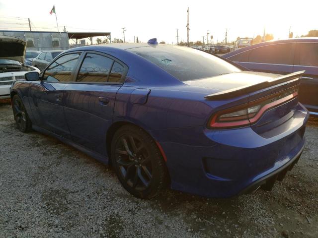 2C3CDXHG8NH170223 - 2022 DODGE CHARGER GT BLUE photo 2