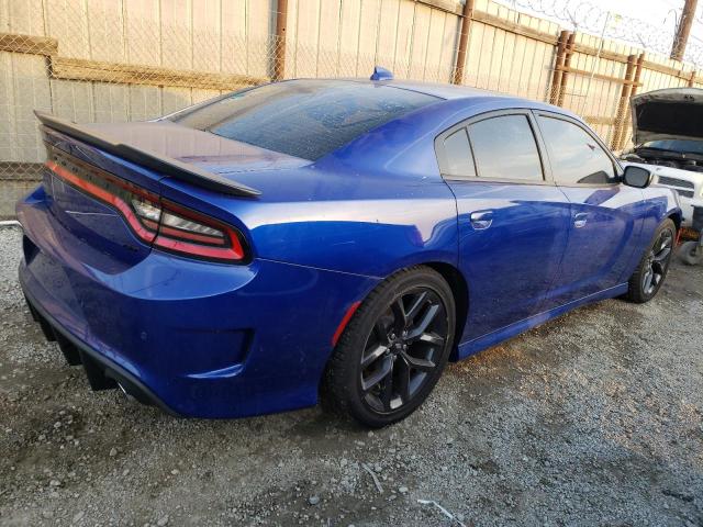 2C3CDXHG8NH170223 - 2022 DODGE CHARGER GT BLUE photo 3