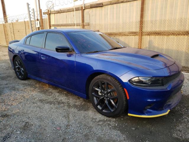 2C3CDXHG8NH170223 - 2022 DODGE CHARGER GT BLUE photo 4