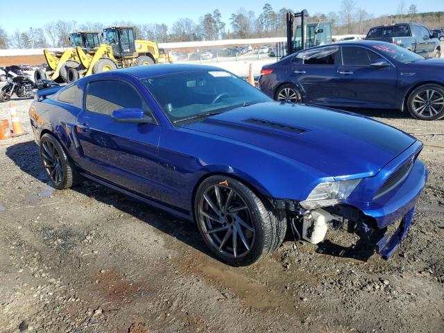 1ZVBP8CF6D5263229 - 2013 FORD MUSTANG GT BLUE photo 4