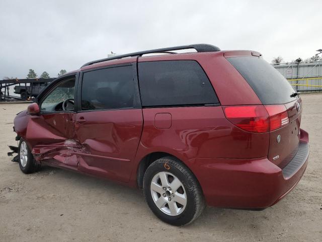 5TDZA22C34S175790 - 2004 TOYOTA SIENNA XLE RED photo 2