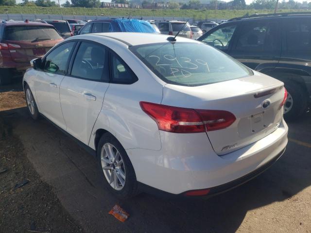 1FADP3F29FL302939 - 2015 FORD FOCUS SE WHITE photo 3