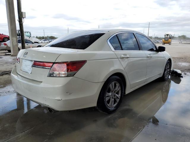 1HGCP2F62CA040192 - 2012 HONDA ACCORD SE WHITE photo 3