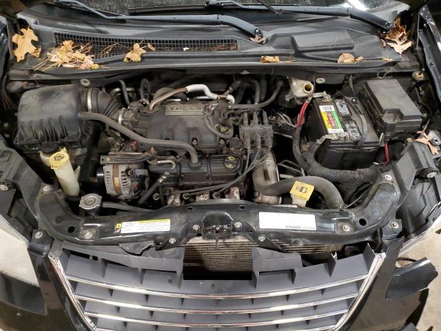 2A8HR54P28R711545 - 2008 CHRYSLER TOWN & COU TOURING შავი ფოტო 12