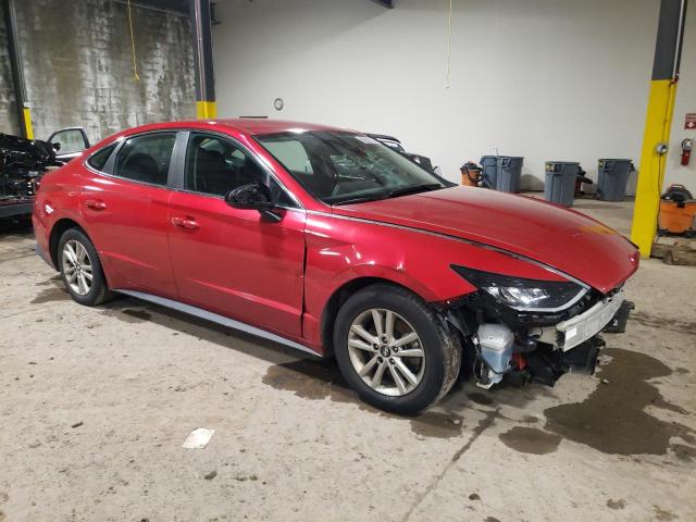 5NPEG4JA0MH066105 - 2021 HYUNDAI SONATA SE RED photo 4