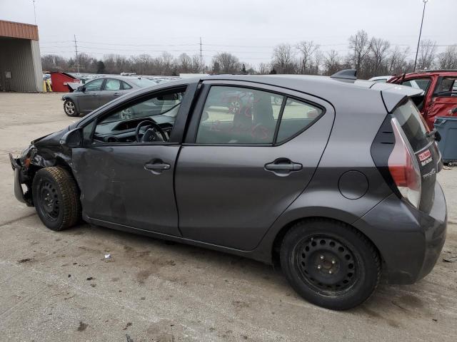 JTDKDTB3XF1094784 - 2015 TOYOTA PRIUS C GRAY photo 2