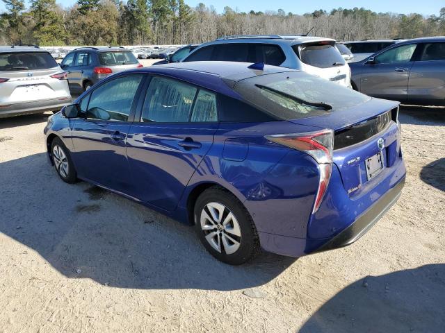 JTDKARFU8H3544518 - 2017 TOYOTA PRIUS BLUE photo 2