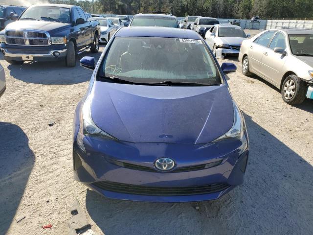 JTDKARFU8H3544518 - 2017 TOYOTA PRIUS BLUE photo 5