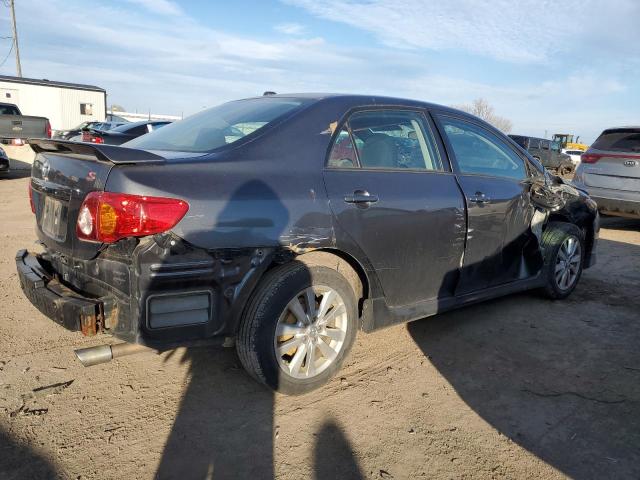 2T1BU4EE7AC516324 - 2010 TOYOTA COROLLA BASE GRAY photo 3